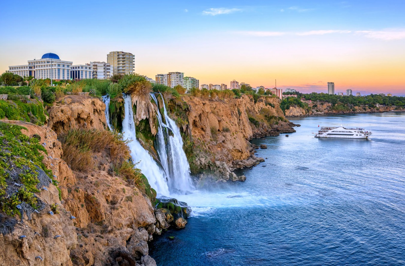 Antalya Mediterranean coastline and resort landscape