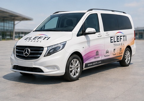 Elefti Travel Mercedes Vito transfer vehicle